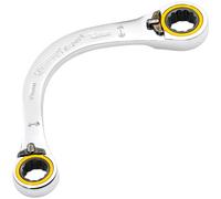 Draper Expert Hi Torq Double Ring Ratchet Half Moon Spanner 10mm x 12mm