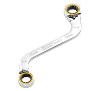 Draper Expert Hi-Torq® Double Ring Ratchet S-Shape Spanner 14 X 16Mm Pk 1 03944