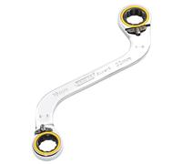 Draper Expert HI-TORQ® Double Ring Ratchet S-Shape Spanner, 19 x 22mm