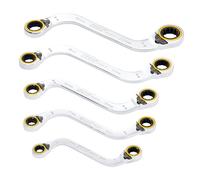 Draper Expert HI-TORQ® Double Ring Ratchet S-Shape Spanner Set (5 Piece)