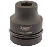 Draper Expert HI-TORQ Expert 6 Point Impact Socket 1" Drive 17mm Hand Tool