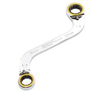 Draper Expert HI-TORQ S- Shaped Double Ring Ratchet Spanner 19 x 22mm 03946
