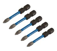 Draper Expert Impact Pozi Screwdriver Bits PZ1 50mm Pack of 5