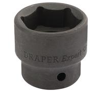 Draper Expert Impact Socket 1/2" Chrome Vanadium Steel Square Drive 30mm