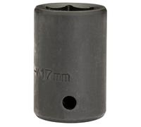 Draper Expert Impact Socket 1/2" Square Drive Chrome Vanadium Steel 17mm