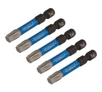 Draper Expert 05672 Tx-Star® Impact Screwdriver Bits T40 X 50Mm 1/4in Hex (Pack Of 5) each 1