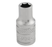 Draper Expert Imperial Socket 1/4" Square Drive Polished Finish 7/32" Hand Tool