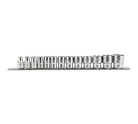 Draper Expert Imperial Socket On Metal Rail 1/2" Drive 13 Pieces Hand Tools
