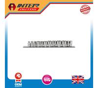 Draper Expert Imperial Socket Set on a Metal Rail, 3-8" Sq. Dr. (11 Piece) 16493
