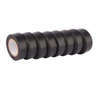 Draper Expert Insulation Tape, 10m x 19mm, Black (Pack of 8)