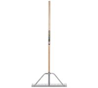 Draper Expert Landscaping Rake with Ash Shaft Gardening Maintenance Outdoor Use