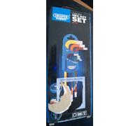 Draper Expert Long Arm Hex Key Set. 66132.Chrome Vanadium Steel. Fold Out Holder