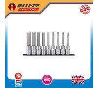 Draper Expert Long Metric Hex. Socket Bit Set 1-2" Sq. Dr.100mm (9 Piece) 16308