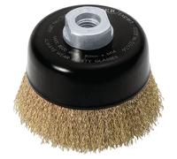 Draper Expert M14 Brassed Steel Crimped Wire Cup Brush 80mm 52636