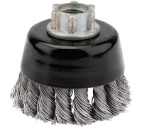 Draper Expert M14 Steel Twist Knot Wire Cup Brush 60mm 52631