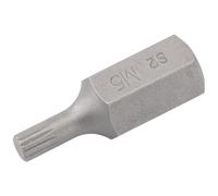 Draper Expert M5 x 30mm Spline 10mm Insert Bit For Mechanics Bit Sets Grey