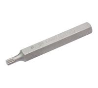 Draper Expert M5 x 75mm Spline 10mm Insert Bit For Mechanics Bit Sets Grey