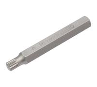 Draper Expert M8 x 75mm Spline 10mm Insert Bit For Mechanics Bit Sets Grey