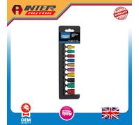 Draper Expert Metric Coloured Socket Set, 1-4" Sq. Dr. (10 Piece) 50151