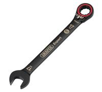 Draper Expert Metric Reversible Ratchet Combination Spanner 17mm Black 03907