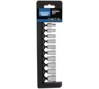 Draper Expert Metric Socket Set 1/4" Drive Micro Satin Finish 10 Pieces Socketry