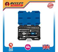 Draper Expert Metric Socket Set, 1-4" Sq. Dr. (20 Piece) 16442