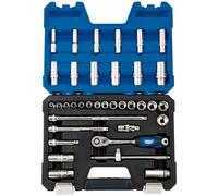 Draper Expert Metric Socket Set 3/8" Square Drive Micro Satin Finish 36 Pieces