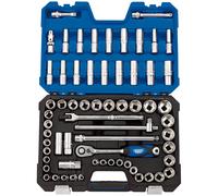 Draper Expert MM/AF Combined Socket Set, 1/2" Sq. Dr. (63 Piece)