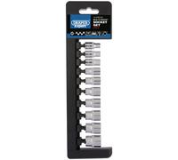 Draper Expert Multi-Drive Metric Socket Set 1/4" Square Drive 10 Pieces Socketry