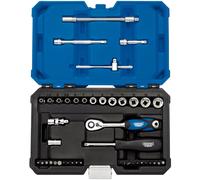 Draper Expert Multi-Drive Metric Socket Set 1/4" Square Drive 43 Pieces