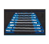Draper Expert Open Ended Spanner Set in 1/4" Drawer EVA Tray 8Pc 6 to 22mm 63524