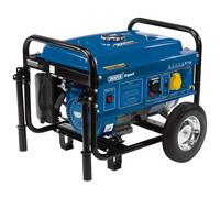 Draper Expert Petrol Generator With Wheels Heavy Duty Steel Tubular Frame 2500W