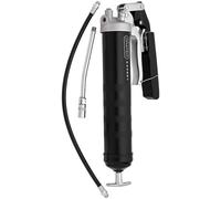 Draper Expert Pistol & Lever Action Grease Gun - 2-Way Telescopic Handle, Dual Grease Outlets, 450mm Hose & Steel Extension - 650cc Bulk & 450gsm Cartridge Compatible