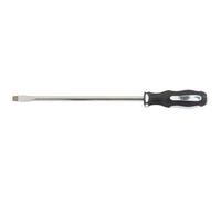 Draper Expert Plain Slot Soft Grip Screwdriver Satin Chrome Plated 10 x 250mm