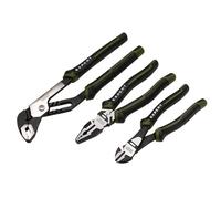 Draper Expert Pliers Set – 3pc (200mm Combination, 190mm Side Cutters, 250mm Water Pump)