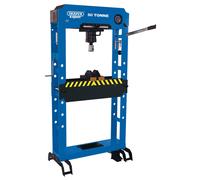 Draper Expert Pneumatic/Hydraulic Floor Press With Movable Cylinder 50 Tonne