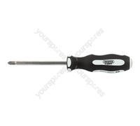 Draper Expert 'Pound Thru' Cross Slot Soft Grip Screwdriver, No.2 x 100mm