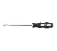 Draper Expert Pound Thru Plain Slot Soft Grip Handle Screwdriver 6.5 x 150mm