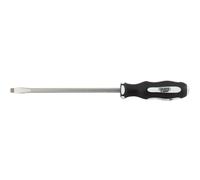 Draper Expert 'Pound Thru' Plain Slot Soft Grip Screwdriver, 8 x 200mm