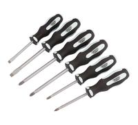 Draper Expert Pound Thru Soft Grip Screwdriver Set 6 Pc Hexagonal Blade 63590