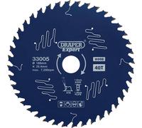 Draper Expert TCT Circular Saw Blade for Wood with PTFE Coating, 185 x 25.4mm, 40T