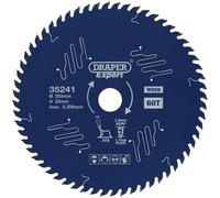 35241 Draper Expert Tct Circular Saw Blade For Wood With Ptfe Coating 250 X 30Mm 60T each