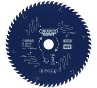 Draper 35585 TCT Circular Saw Blade for Wood with PTFE Coating, 255 x 30mm, 60T