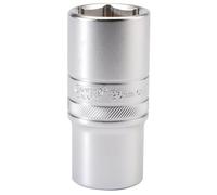 Draper Expert Quality Chrome 1/2" Square Drive 6 Point Metric Deep Socket - 26mm