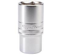 Draper Expert Quality Chrome 1/2" Square Drive 6 Point Metric Deep Socket - 30mm