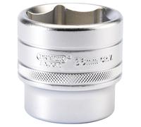 Draper Expert Quality Chrome 1/2" Square Drive 6 Point Metric Socket - 36mm