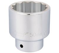 Draper T-MM/B 3/4" Square Drive 12 Point Socket (50mm), Blue
