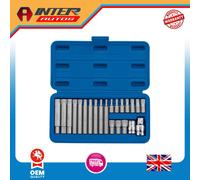 Draper Expert Ribe® 3-8, Socket and Bit Set, 1-2" Sq. Dr. (22 Piece) 16347
