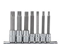 Draper Expert Ribe Socket Bit Set, 3/8" & 1/2" Sq. Dr. (7 Piece)