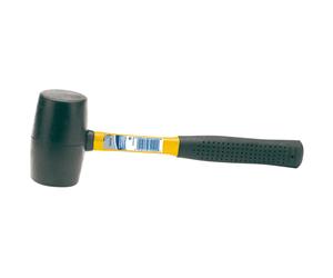 Draper Expert Rubber Head Mallet With Fibreglass Shaft 680g/24oz Black/Yellow